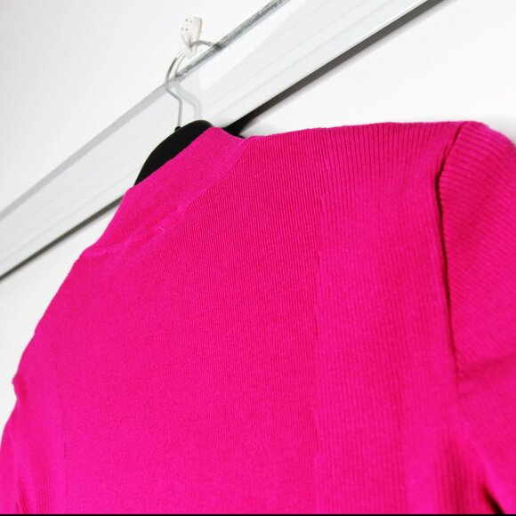 BNWT AW21 JACQUEMUS LA MAILLE TORRE RIBBED TOP PINK 40 - Picture 5 of 12